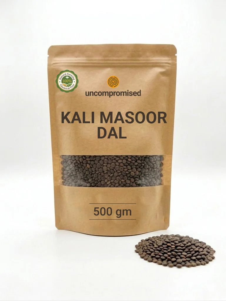 [UNC-KALI-SABUT-MASOOR-DAL-500G] Kali Sabut Masoor Dal (500 gms)